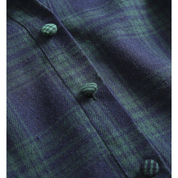 Plaids 1950s Buttoned Belted Swing Dress new - Picture 7 of 8